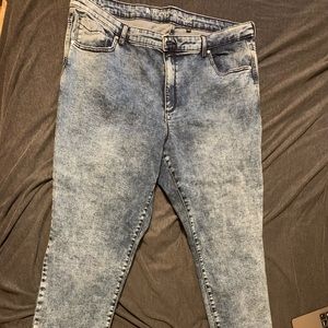 Reitman’s acid wash jeans